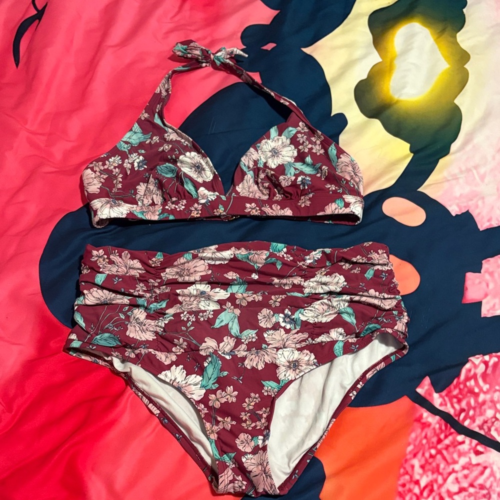Apt. 9 Vibrant Floral Swimwear
